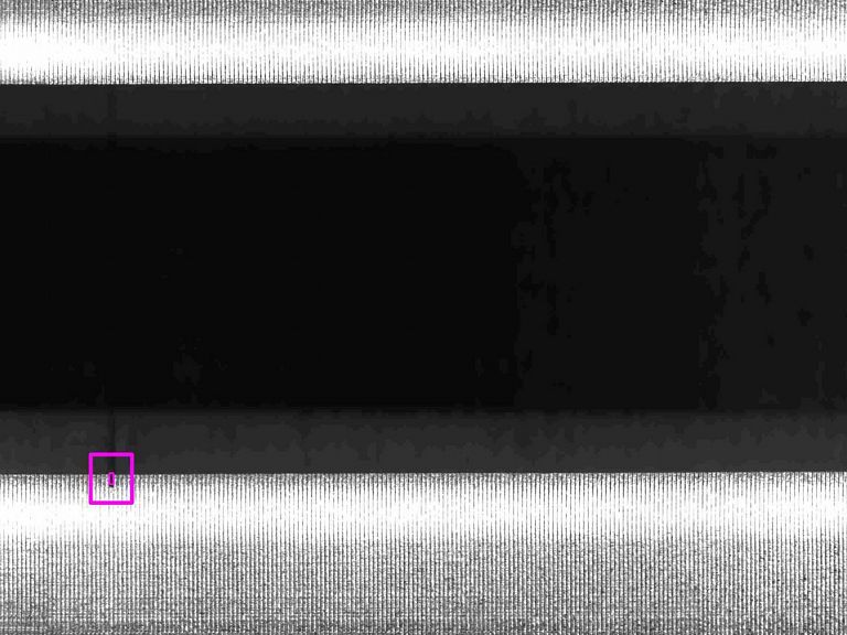 Chiped lamella on rotor edge