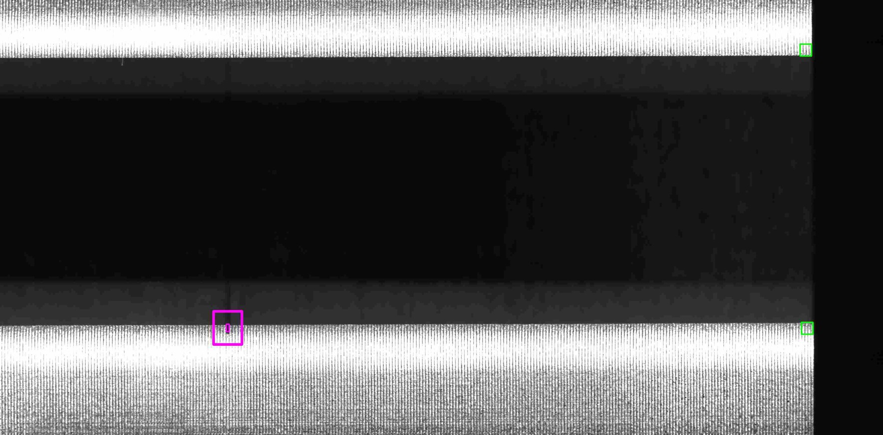 Chiped lamella on rotor edge