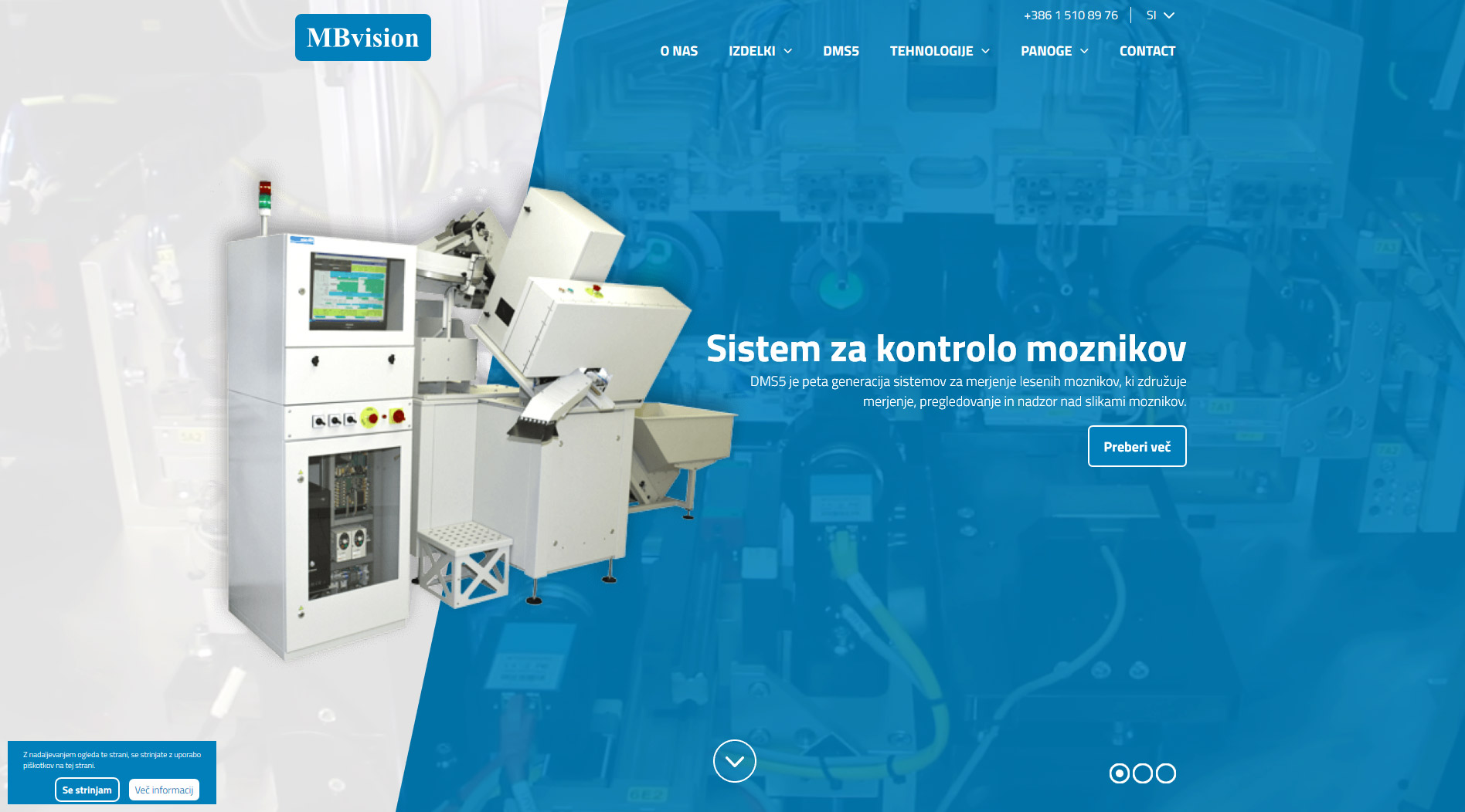 Predstavljamo vam prenovljeno spletno stran | MBvision - high-tech ...
